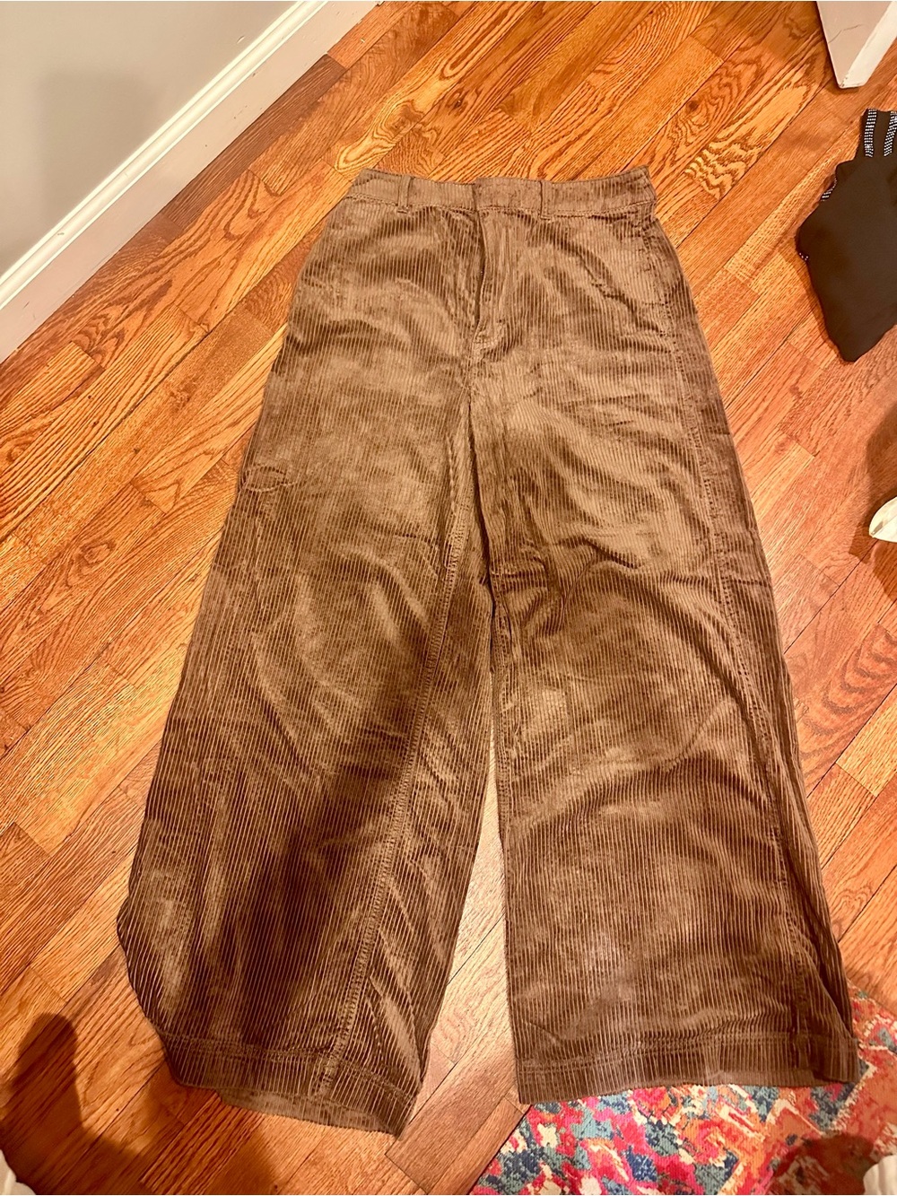 Universal Thread Wide-Leg Corduroy Pants in Brown